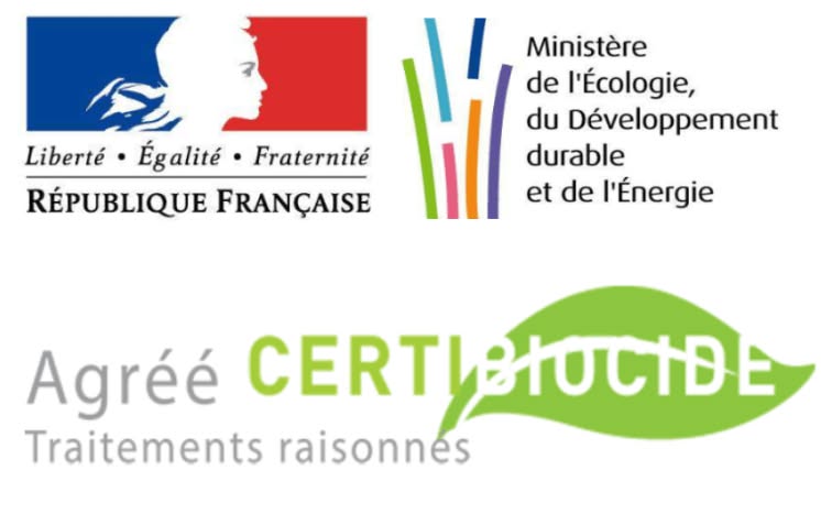 Agréé Certibiocide — traitements raisonnés